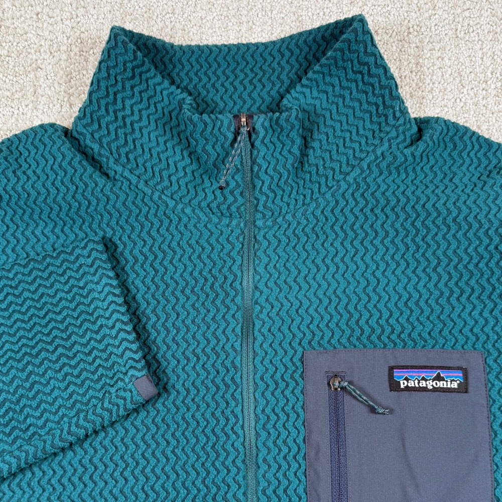 Patagonia Mens 2XL R1 Air Zip-Neck Textured Fleece Pullover Sweater 40245